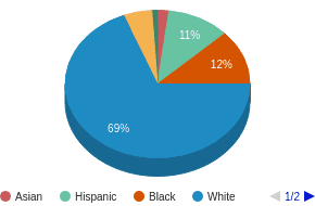 This chart display the percentage breakdown of public school students of all ethnic groups in IN. This chart display the percentage breakdown of public school students of all ethnic groups in IN.
