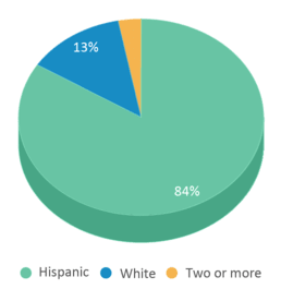 This chart displays the percentage breakdown of students of all ethnic groups in Heritage Valley Independent Study. This chart displays the percentage breakdown of students of all ethnic groups in Heritage Valley Independent Study.