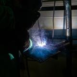 Apache Junction High School Photo #9 - Student welding.