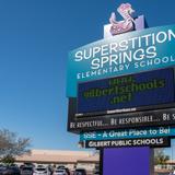 Superstition Springs Elementary School Photo #5 - THE SSE marquee shows our 3 to Be: Be Respectful, Be Responsible, and Be Safe.
