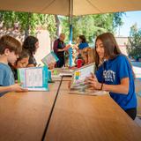 Mesquite High School Photo #2 - Our students love reading with their Islands Elementary buddies while on their campus.