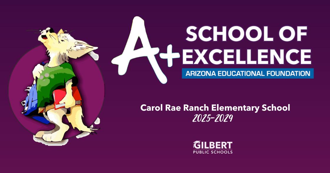 Carol Rae Ranch Elementary School Photo #1 - We are proud to be recognized as an A+ School of Excellence by the Arizona Education Foundation.