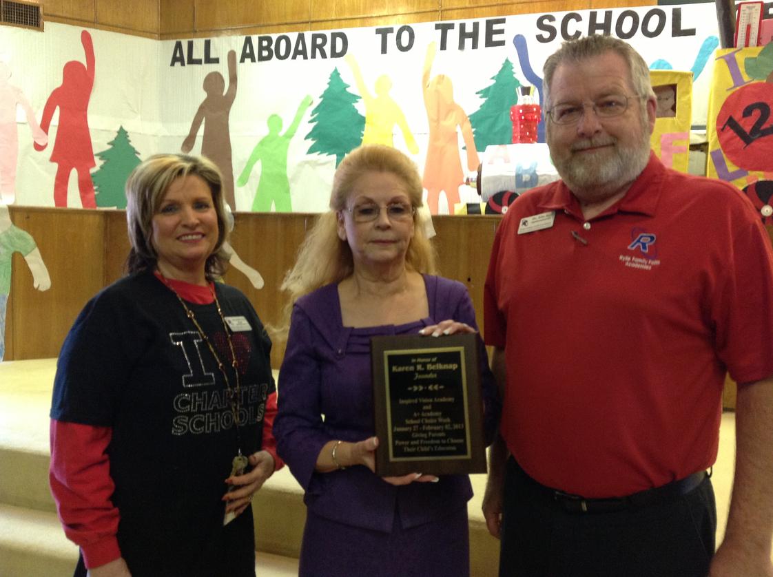 Inspired Vision Academy Elementary School Photo #1 - Principal: Lana Sprayberry-King Founder: Karen Belknap Superintendent: Alan Seay 2014 School Choice Rally