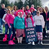 Conway School District 317 Photo #5 - Staff Members decked out in Pink for our Pink Out Day!