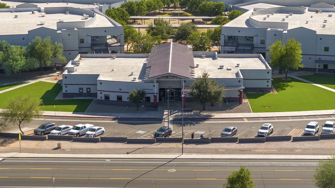Desert Ridge High School Photo #1 - Desert Ridge High aerial view of campus.